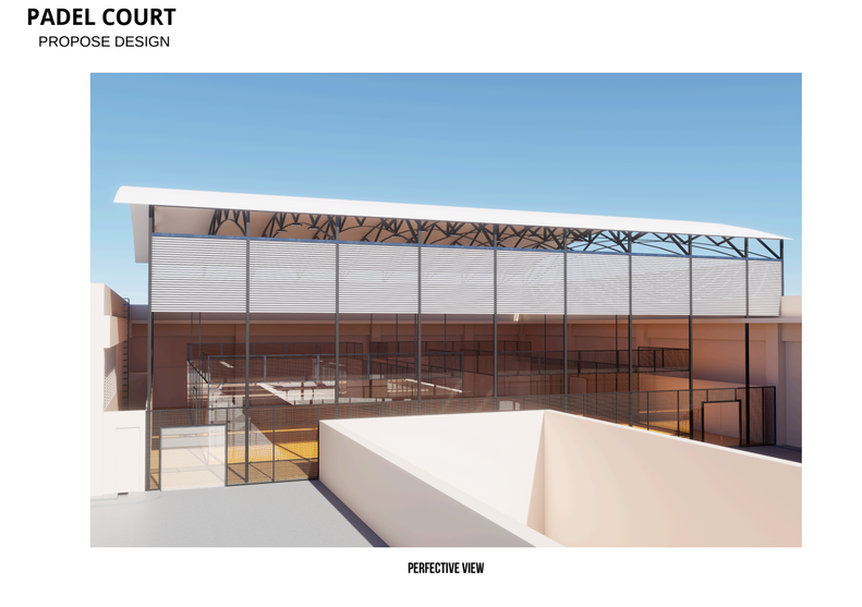 Padel Court Propose Design Jakarta